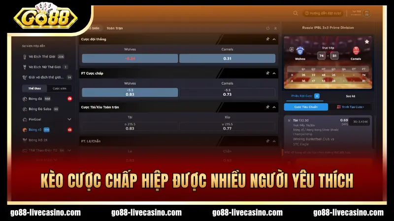 Kèo cược chấp hiệp nhiều người chọn tham gia