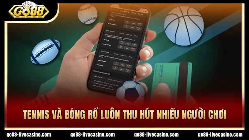 Tennis và bóng rổ là 2 môn thể thao đặc sắc